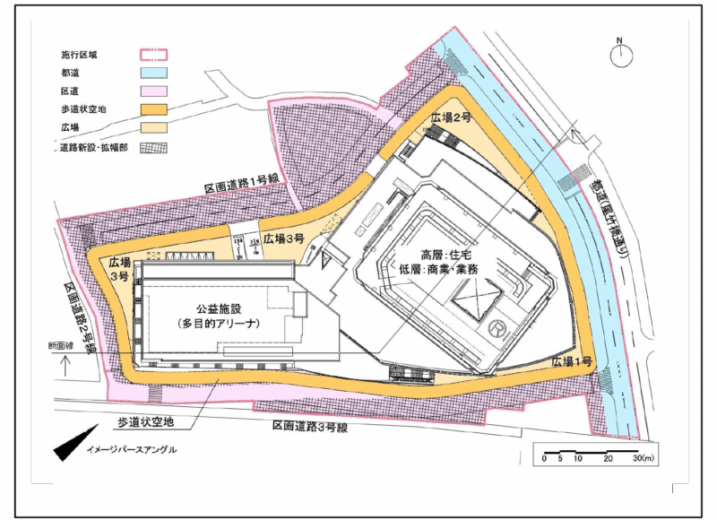 三河島駅北側再開発