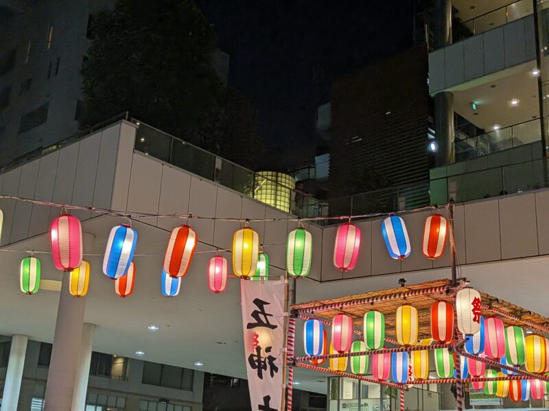日暮里駅前 諏方神社納涼踊り