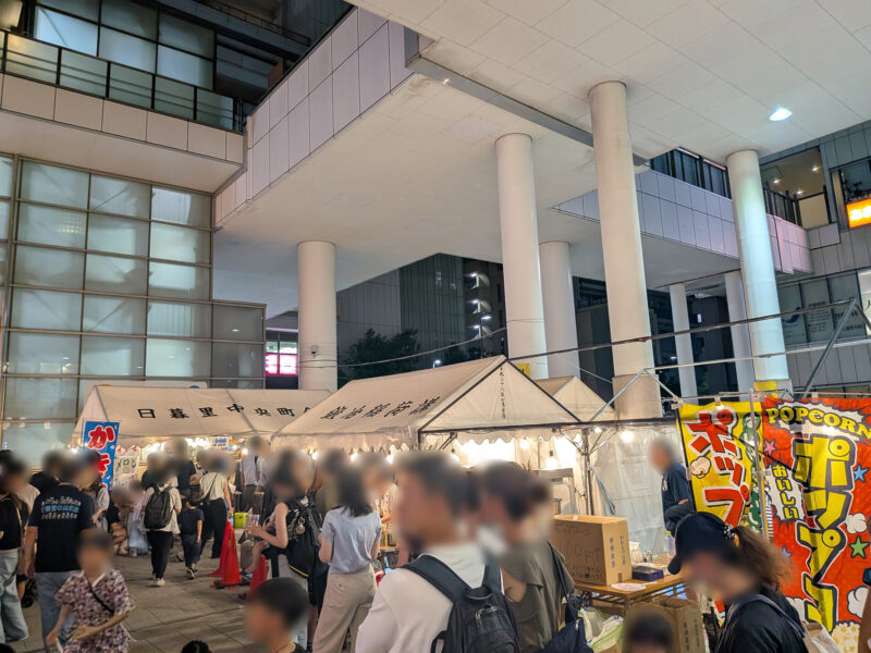 日暮里駅前 諏方神社納涼踊り